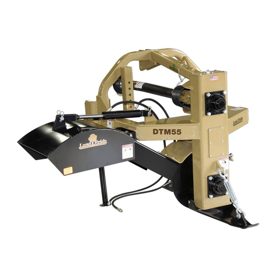 Land Pride Cureuse DT55 Manuel D'utilisateur