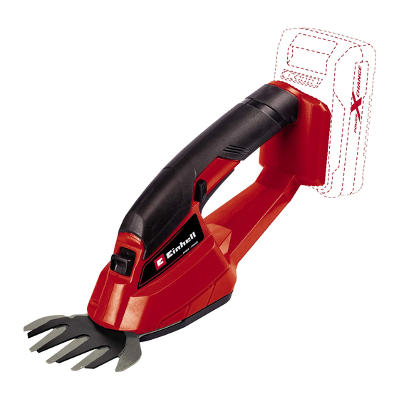 EINHELL GE-CG 18/1 Li Instructions D'origine
