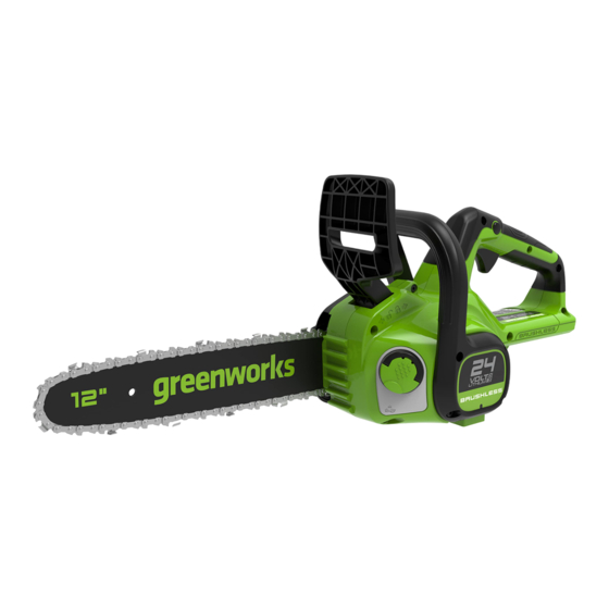 GreenWorks GD24CS30K4 Manuel Opérateur