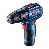 Bosch GSR Professional 12V-30 Notice Originale