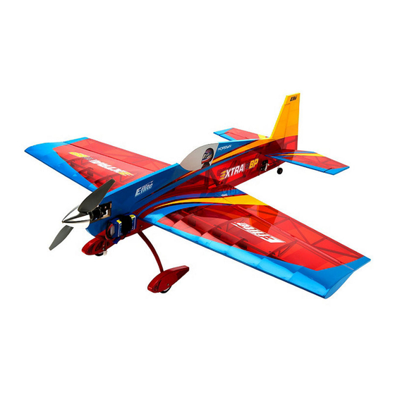 E-FLITE Extra 330SC BP Manuel D'utilisation