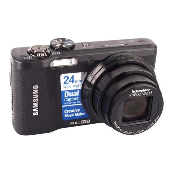 Samsung WB750 Mode D'emploi