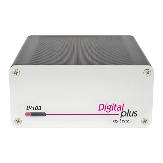 Lenz Digital plus LV103 Mode D'emploi