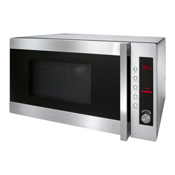 Profi Cook PC-MWG 1019 H Manuels