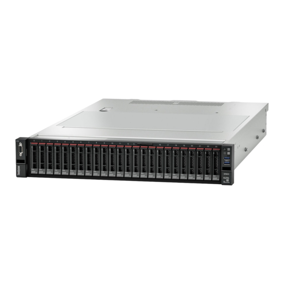 Lenovo ThinkSystem SR655 Guide De Maintenance