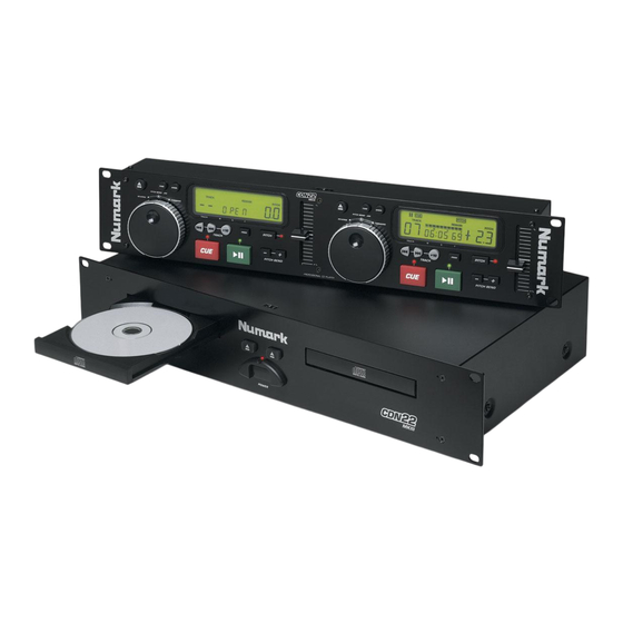 Numark CDN22 MK3 Mode D'emploi