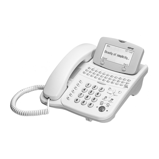 jablotron GSM DESKTOP PHONE GDP – 02 Manuel D'utilisation