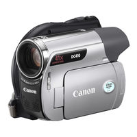 Canon DC411 Manuel D'instruction