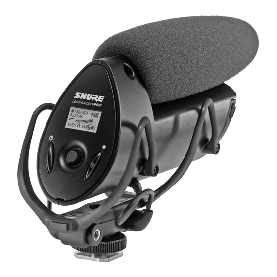 Shure VP83F Guide De L'utilisateur