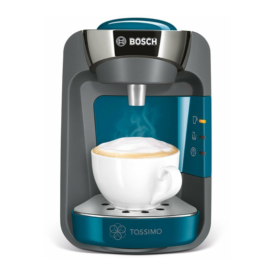 Bosch Tassimo Suny TAS 31 Série Mode D'emploi