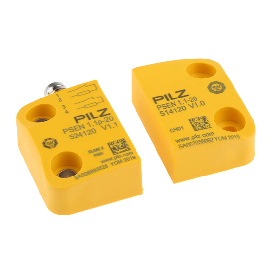 Pilz PSEN 1.1 a/b-20 Manuel D'utilisation