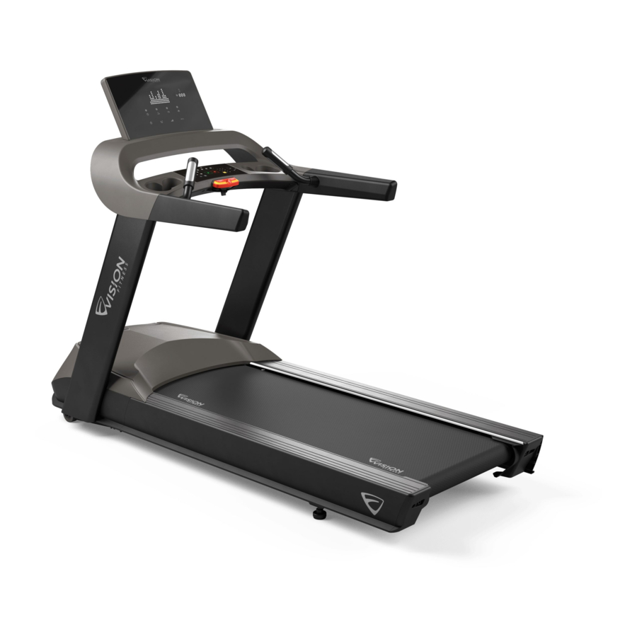 Vision Fitness T600 Manuels