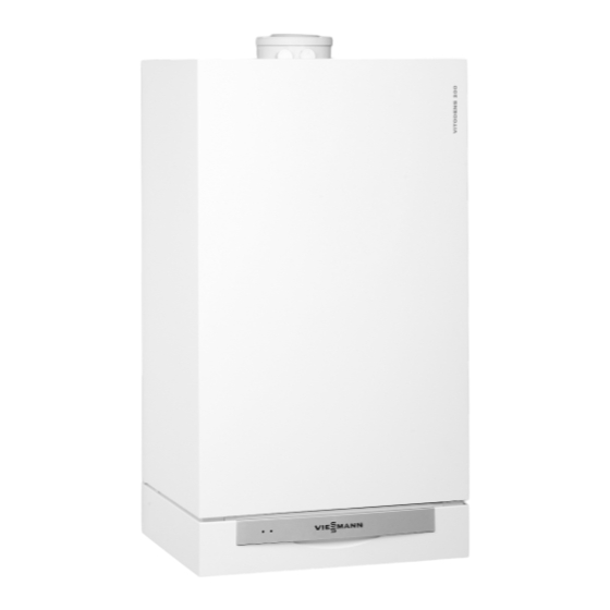 Viessmann VITODENS 200-W Instructions D'utilisation Et Instructions De Mise En Service