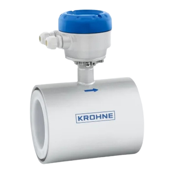 KROHNE ECOFLUX IFS 1000 F Notice De Montage