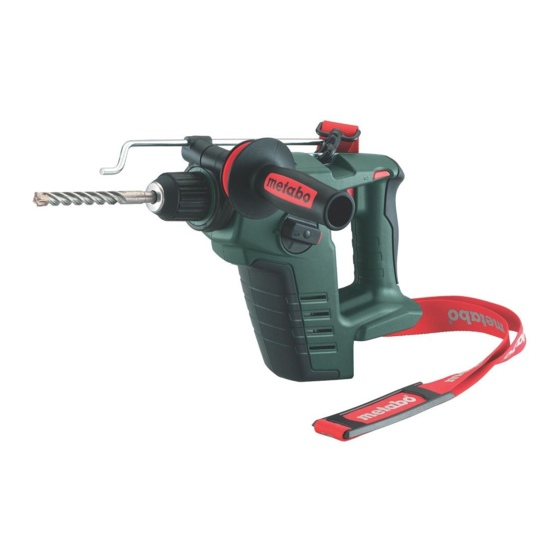 Metabo BHA 18 LT Notice Originale