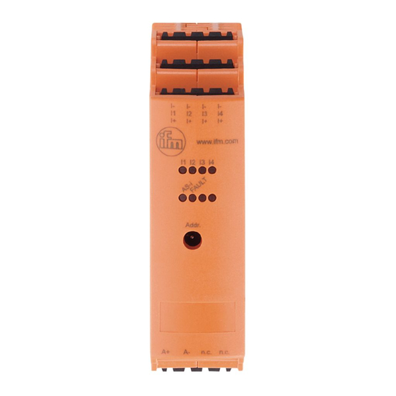IFM Electronic AS-interface AC2254 Notice De Montage