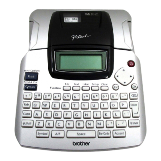 Brother P-touch 2100 Mode D'emploi