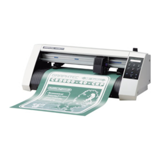 GRAPHTEC CE5000-40-CRP Manuel Utilisateur