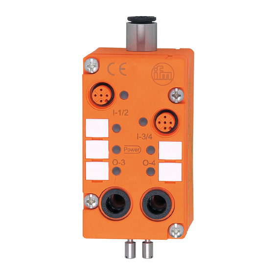 IFM Electronic AS-interface AC2055 Notice De Montage