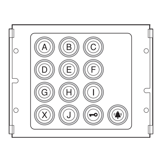 urmet domus 1038/73 Mode D'emploi