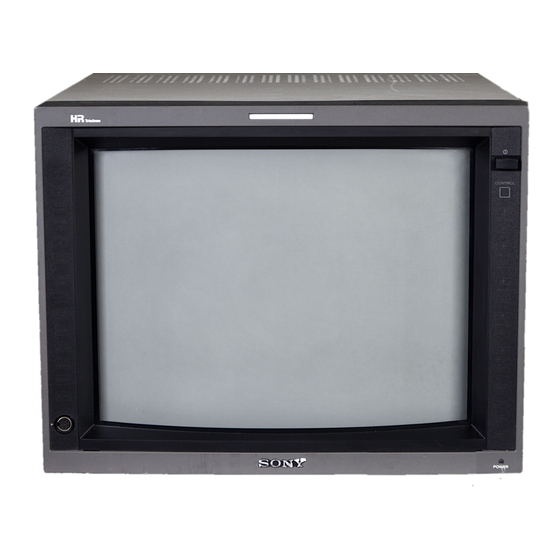 Sony Trinitron PVM-14L4 Mode D'emploi