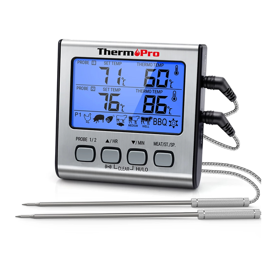 ThermoPro TP-17 Mode D'emploi