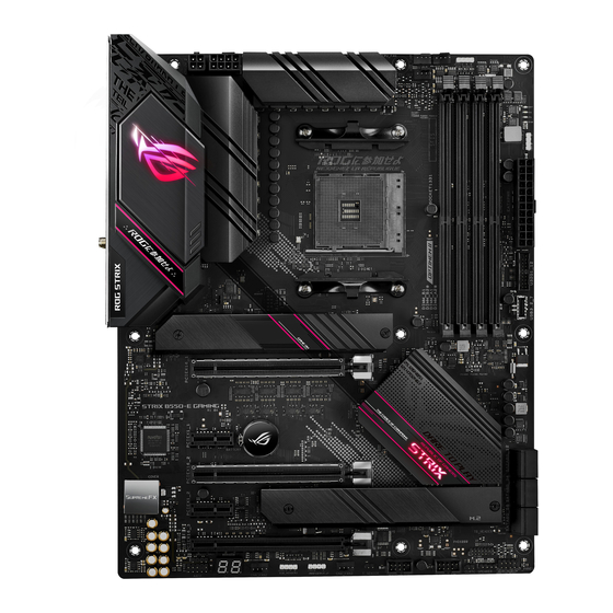 Asus ROG STRIX B550-E GAMING Mode D'emploi