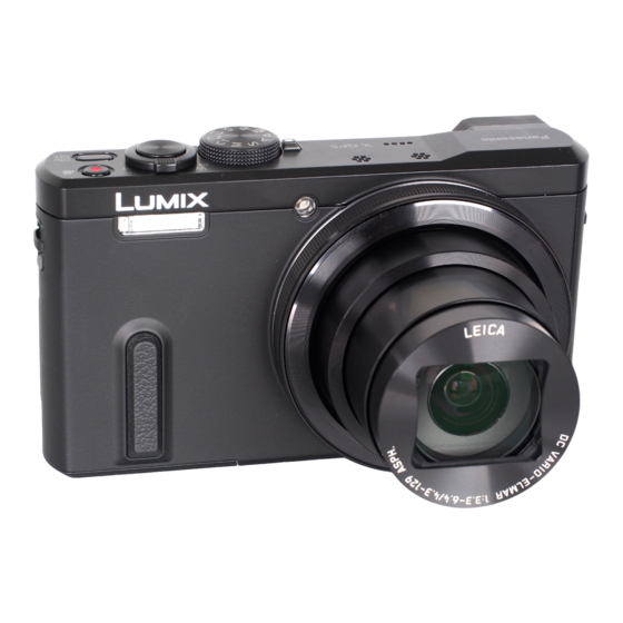 Panasonic LUMIX DMC-TZ60 Mode D'emploi De Base