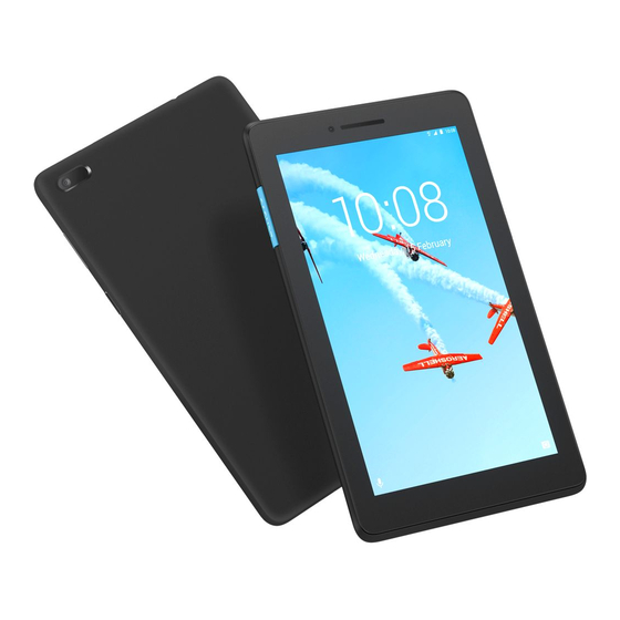 Lenovo Tab E7 Guide De L'utilisateur