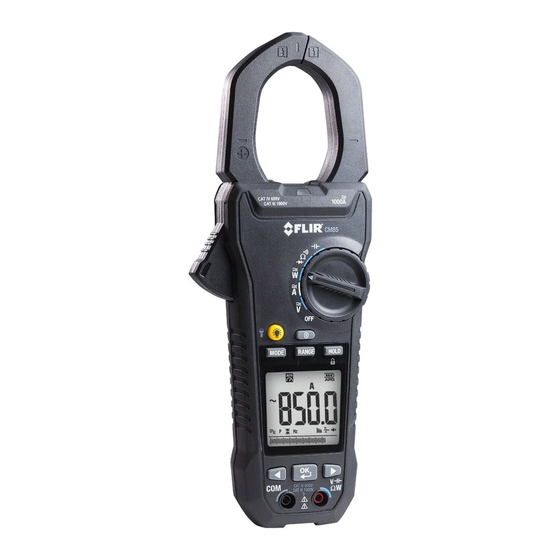 FLIR CM85 Manuel De L'utilisateur