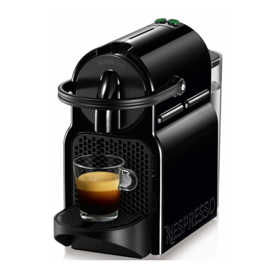 MAGIMIX NESPRESSO INISSIA M105 Mode D'emploi