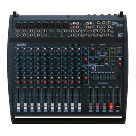 Yamaha EMX2000 Mode D'emploi