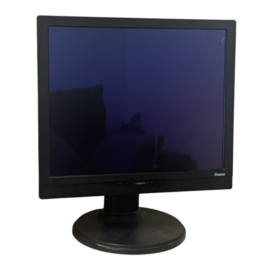 Iiyama ProLite P1704S Mode D'emploi