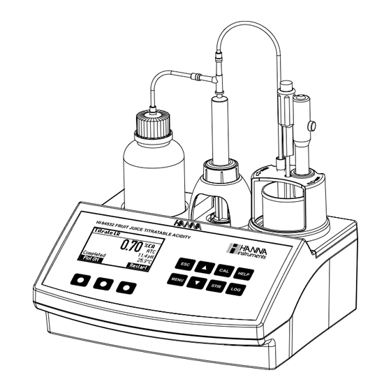 Hanna Instruments HI84532 Manuel D'utilisation