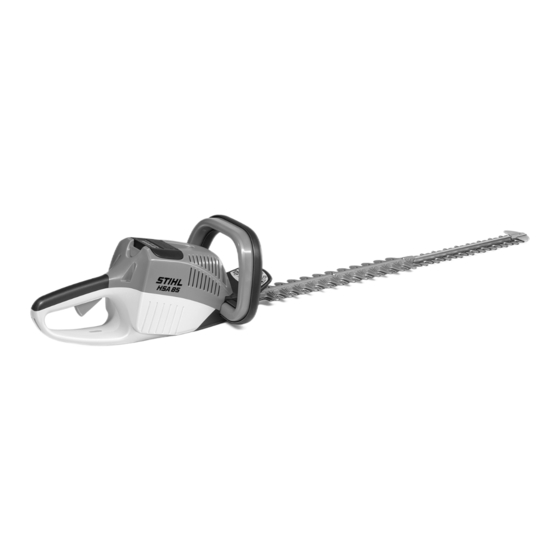 Stihl HSA 65 Notice D'emploi