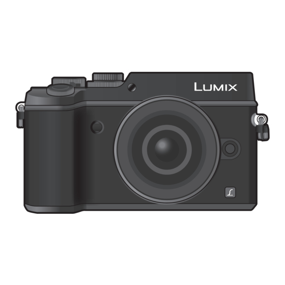 Panasonic Lumix DMC-GX8A Manuel D'utilisation