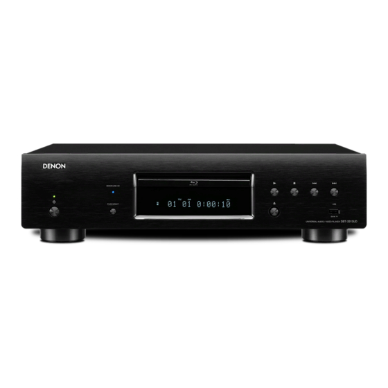 Denon DBT-3313UD Manuel De L'utilisateur