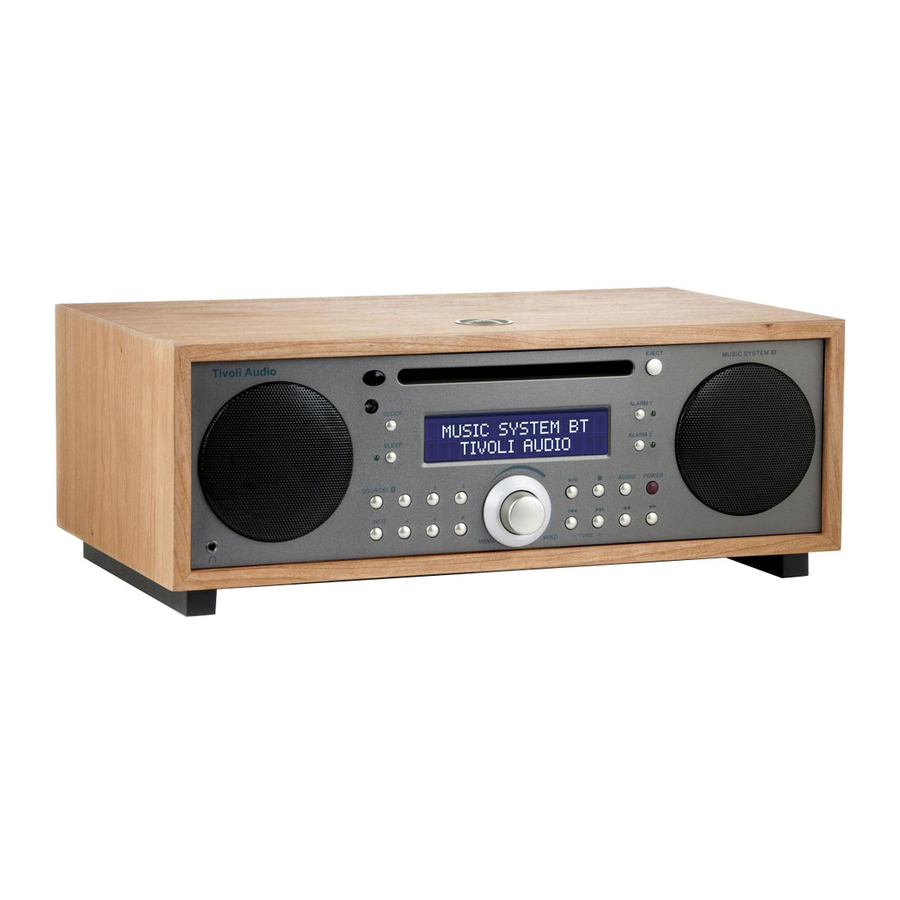 Tivoli Audio MUSIC SYSTEM Mode D'emploi