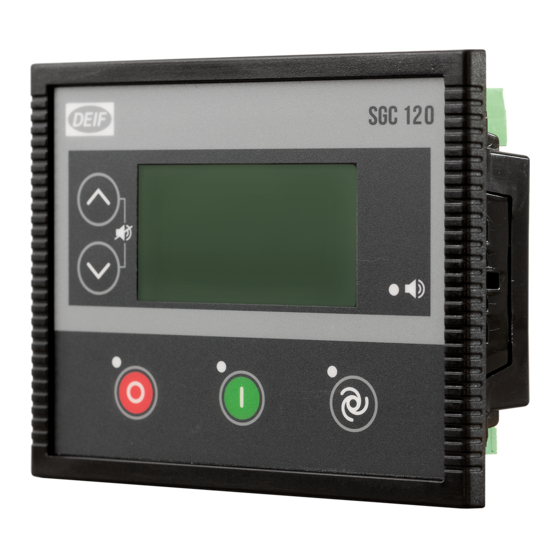 Deif SGC 120 Manuel Utilisateur