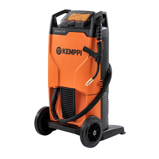 Kemppi Kempact 251R Mode D'emploi