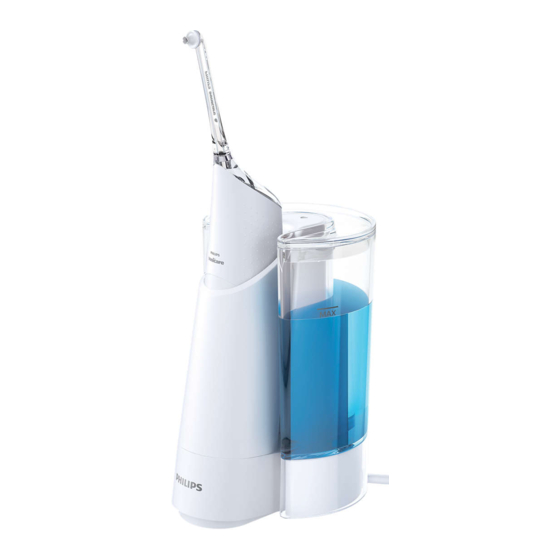Philips Sonicare AirFloss Ultra FS1000 Mode D'emploi