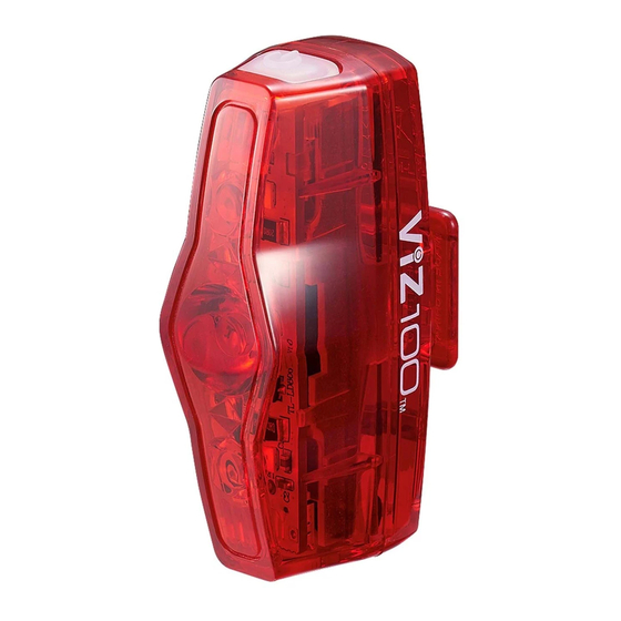 Cateye ViZ 100 Manuel