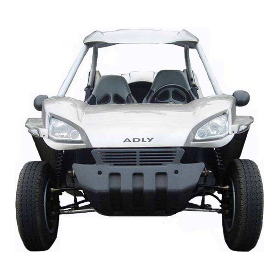 ADLY MOTO MK-320 Minicar Manuel Du Propriétaire