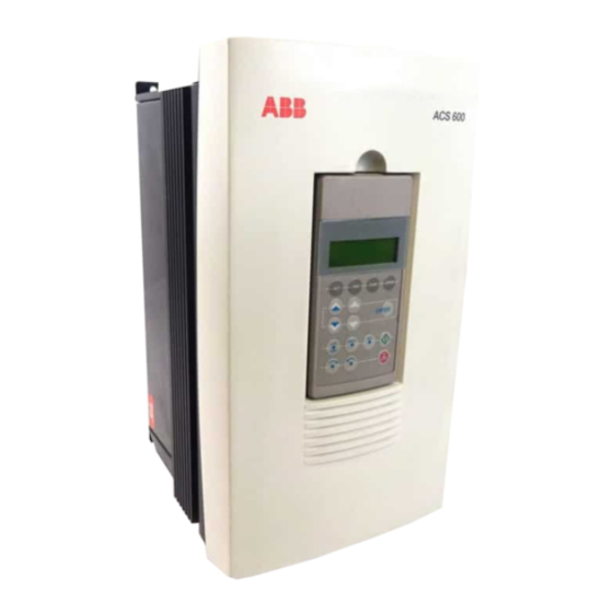 ABB ACS 600 MultiDrive Mode D'emploi