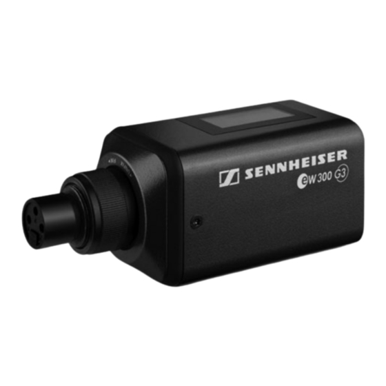 Sennheiser SKP 300 Notice D'emploi