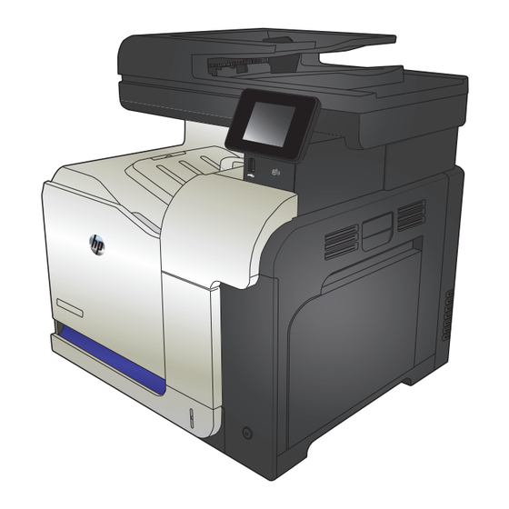 HP LaserJet Pro 500 Color M570 Guide De L'utilisateur