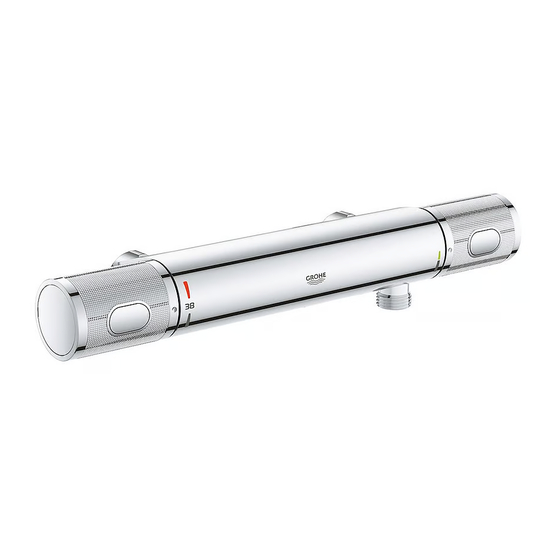 Grohe GROHTHERM 1000 Performance 34 778 Mode D'emploi