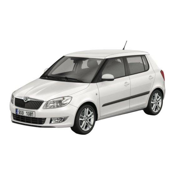 Skoda FABIA Notice D'utilisation