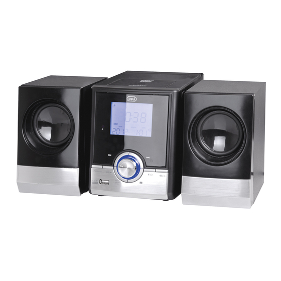 Trevi MCX 1025 USB Manuel D'emploi