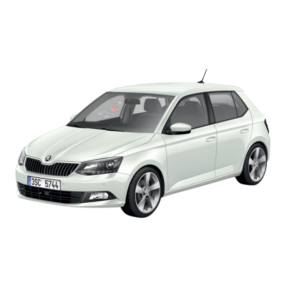 Skoda Fabia Notice D'utilisation